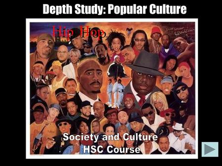 Depth Study: Popular Culture