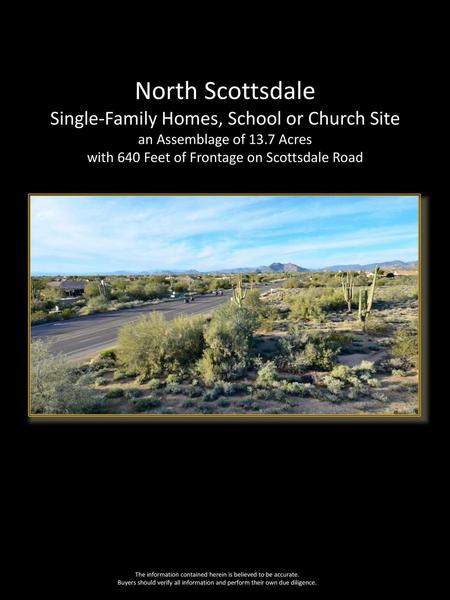 North Scottsdale Single-Family Homes, School or Church Site