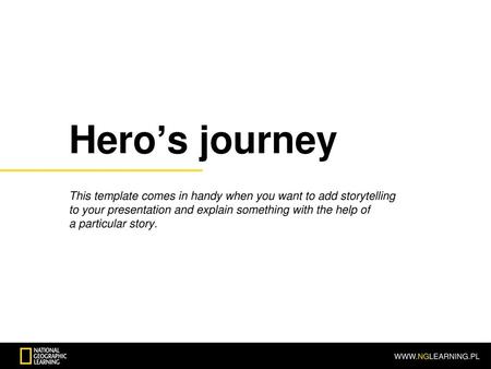 Hero’s journey This template comes in handy when you want to add storytelling to your presentation and explain something with the help of a particular.