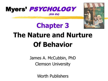 Myers’ PSYCHOLOGY (6th Ed)