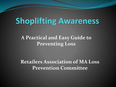 Shoplifting Awareness