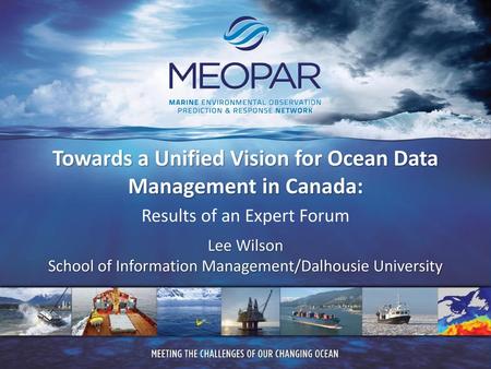 Towards a Unified Vision for Ocean Data Management in Canada: