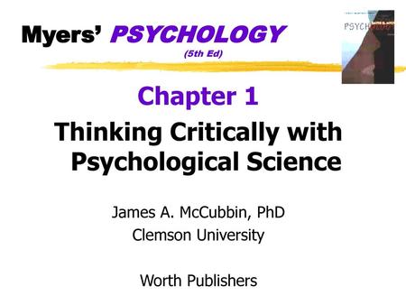 Myers’ PSYCHOLOGY (5th Ed)