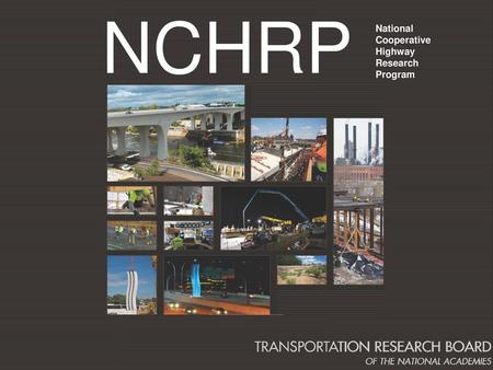 NCHRP Research on Transportation Asset Management