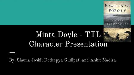 Minta Doyle - TTL Character Presentation