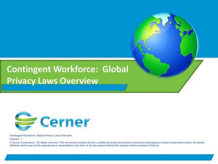 Contingent Workforce: Global Privacy Laws Overview