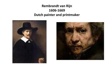 Dutch painter and printmaker