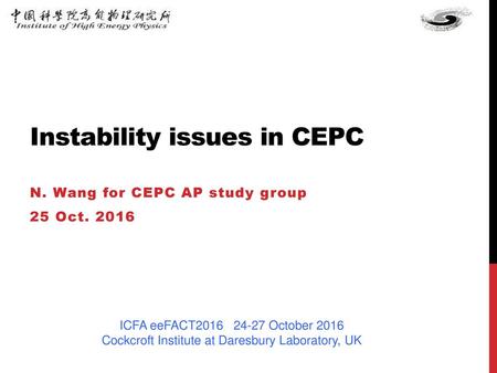 Instability issues in CEPC