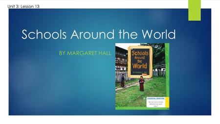 Schools Around the World