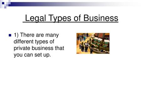 Legal Types of Business