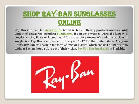 Shop Ray-Ban Sunglasses Online