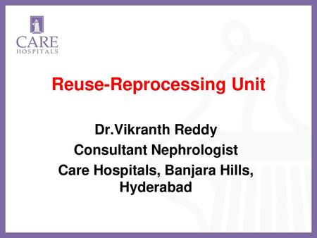 Reuse-Reprocessing Unit