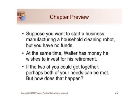 Financial System Examine the financial system in an advanced economy.