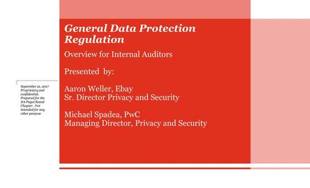 General Data Protection Regulation