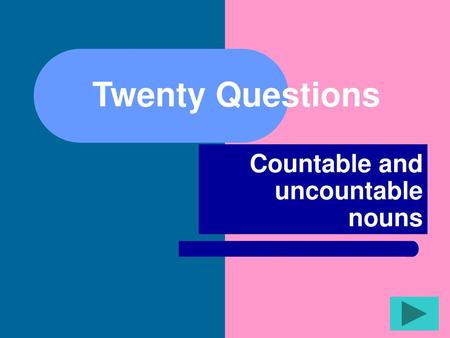 Countable and uncountable nouns