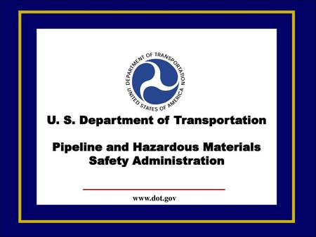 U. S. Department of Transportation