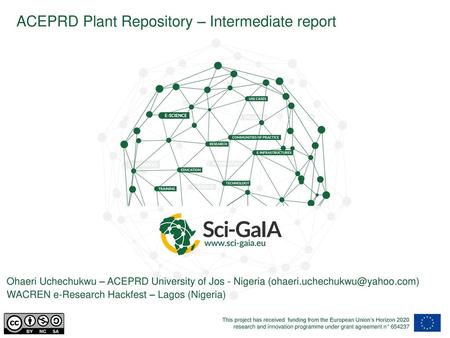 ACEPRD Plant Repository – Intermediate report