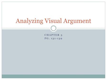 Analyzing Visual Argument