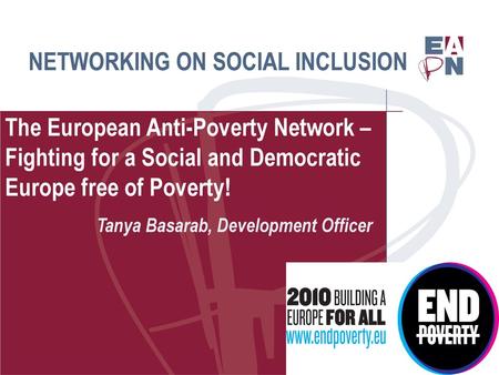 NETWORKING ON SOCIAL INCLUSION