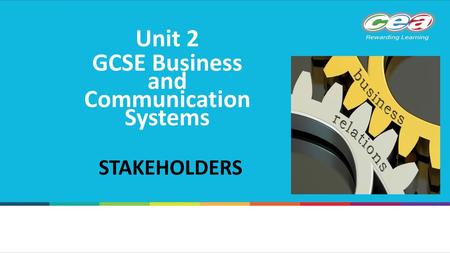 Unit 2 GCSE Business and Communication Systems