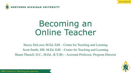 Becoming an Online Teacher