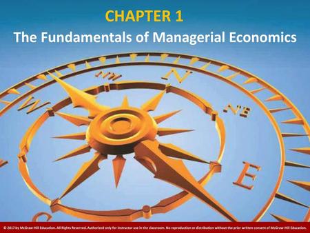 The Fundamentals of Managerial Economics