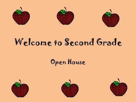 Welcome to Second Grade