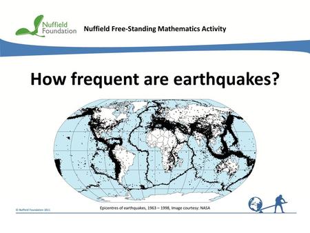 How frequent are earthquakes?