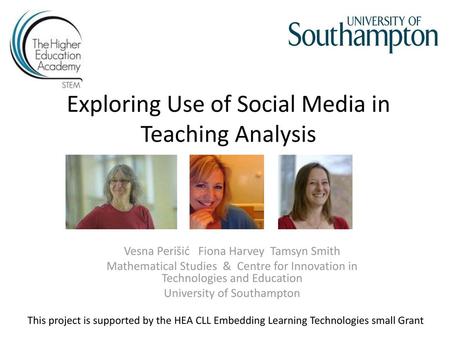 Exploring Use of Social Media in Teaching Analysis