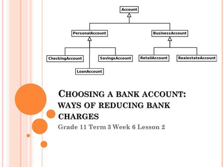 Choosing a bank account: ways of reducing bank charges