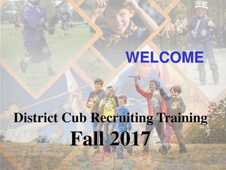 District Cub Recruiting Training