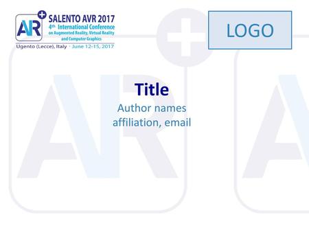 Title Author names affiliation,