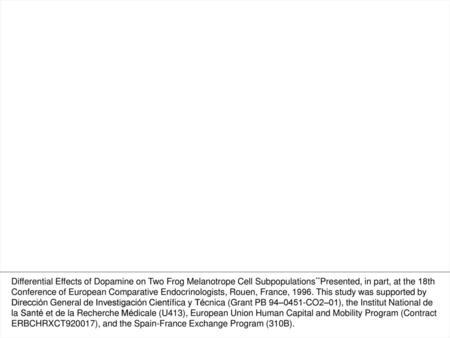 Figure 4. Quantification of POMC mRNA in each cultured frog melanotrope cell subpopulation. The figure shows the POMC mRNA content in HD (solid bars) and.