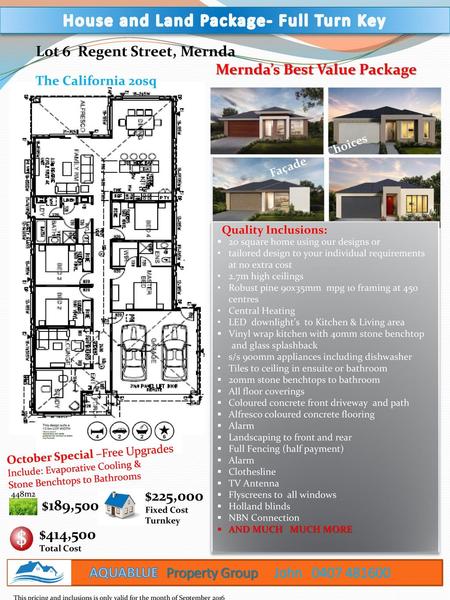 House and Land Package- Full Turn Key