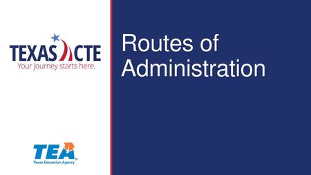 Routes of   Administration