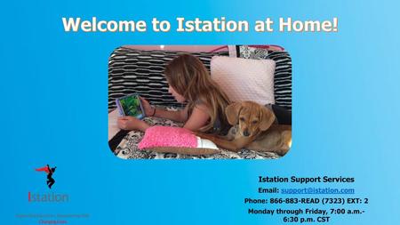 Welcome to Istation at Home!