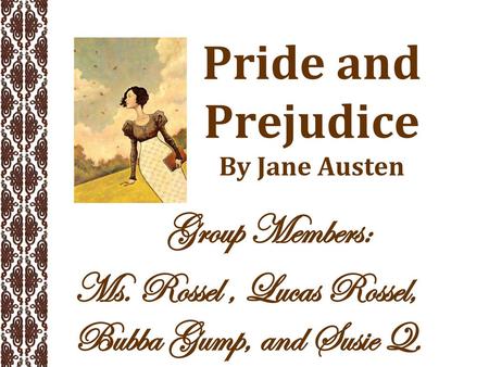 Pride and Prejudice By Jane Austen