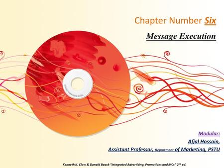 Chapter Number Six Message Execution