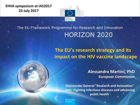 The EU’s research strategy and its impact on the HIV vaccine landscape