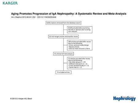 Am J Nephrol 2013;38: DOI: / Fig. 1. Study selection process.