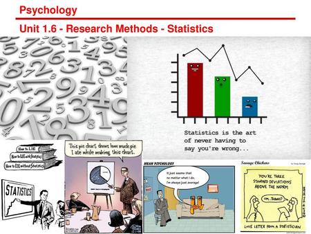 Psychology Unit Research Methods - Statistics