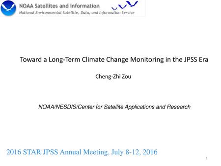 NOAA/NESDIS/Center for Satellite Applications and Research