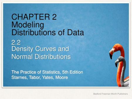 CHAPTER 2 Modeling Distributions of Data