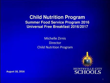 Child Nutrition Program