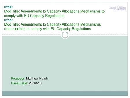 Proposer: Matthew Hatch Panel Date: 20/10/16