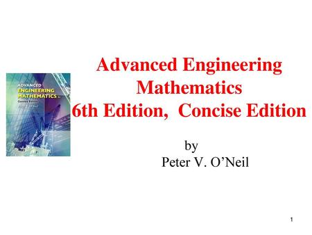 Advanced Engineering Mathematics 6th Edition, Concise Edition