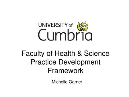 Faculty of Health & Science Practice Development Framework