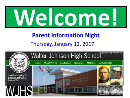 Parent Information Night