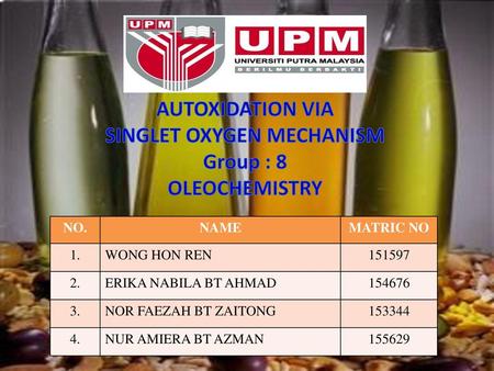 SINGLET OXYGEN MECHANISM