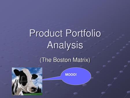 Product Portfolio Analysis